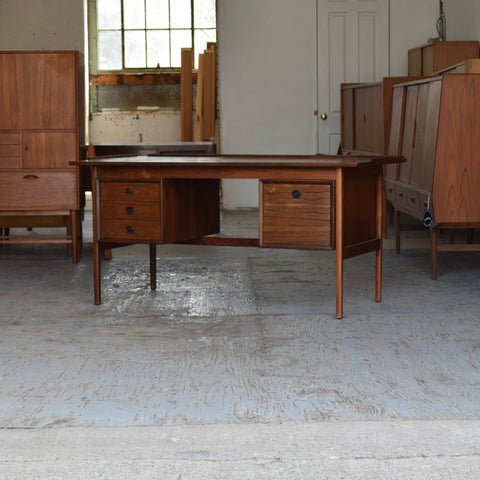 Vintage Rosewood Desk by Johannes Andersen