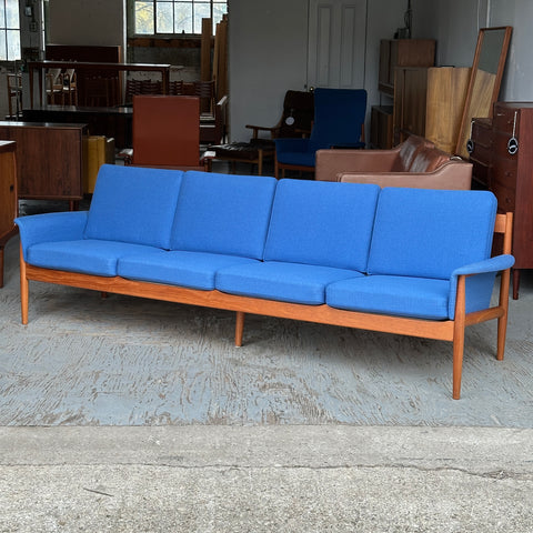 Grete Jalk 4-Seater Teak Sofa for France and Son