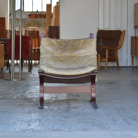 Leather Siesta Chair by Ingmar Relling