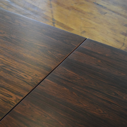 Restored Rosewood Draw Leaf Dining Table