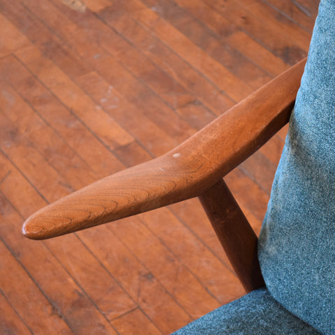 H. Brockmann Petersen Danish Teak Lounge Chair