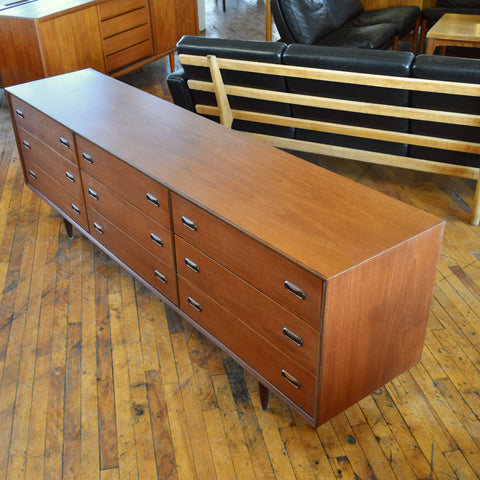 Teak 9-Drawer Dresser by Punch Design