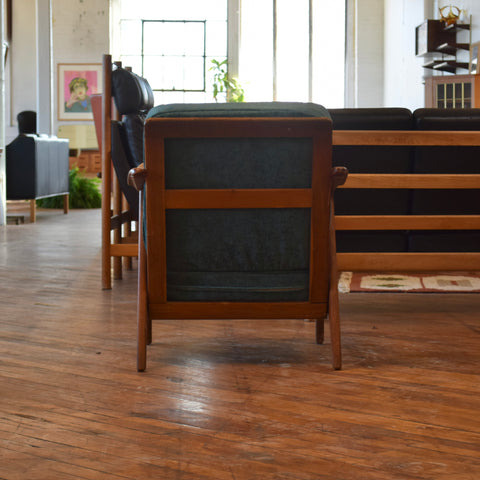 H. Brockmann Petersen Danish Teak Lounge Chair