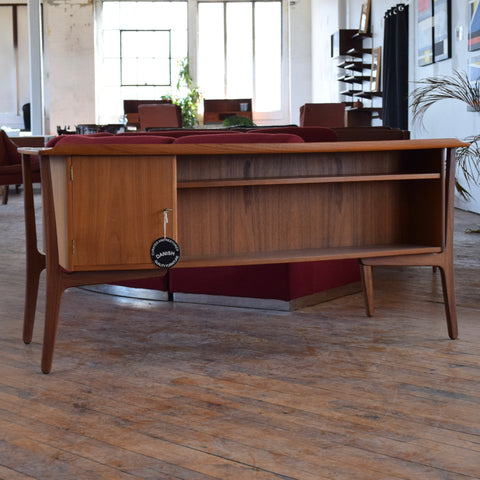 Vintage Teak Desk by Svend Åge Madsen for HP Hansen