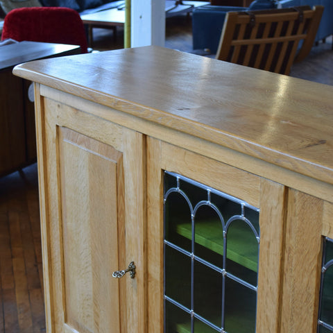 Oak Highboard Attributed to Henning Kjaernulf