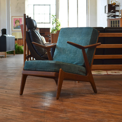 H. Brockmann Petersen Danish Teak Lounge Chair