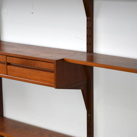 4-Bay Teak Cado Wall Unit