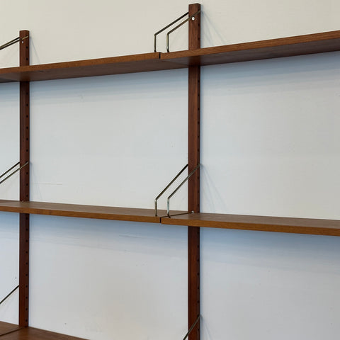 3-Bay Teak Cado Wall Unit
