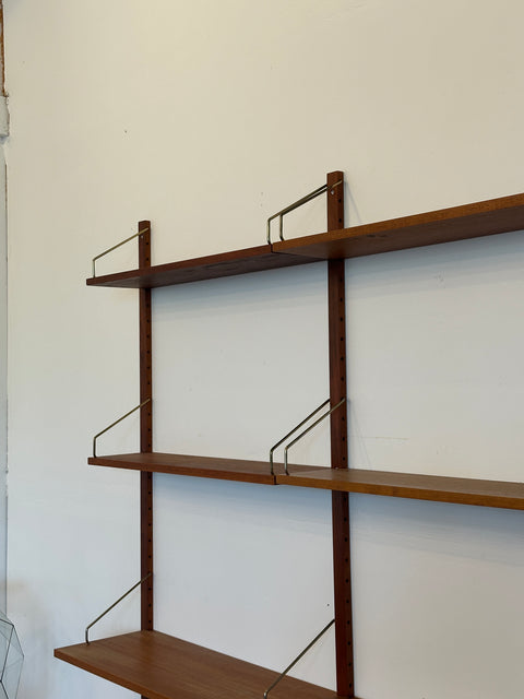 3-Bay Teak Cado Wall Unit
