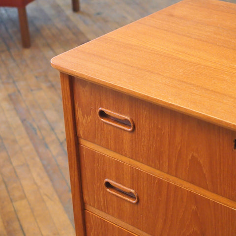 Teak Tallboy Dresser