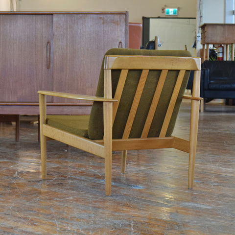 Danish Oak PJ56 Easy Chair by Grete Jalk