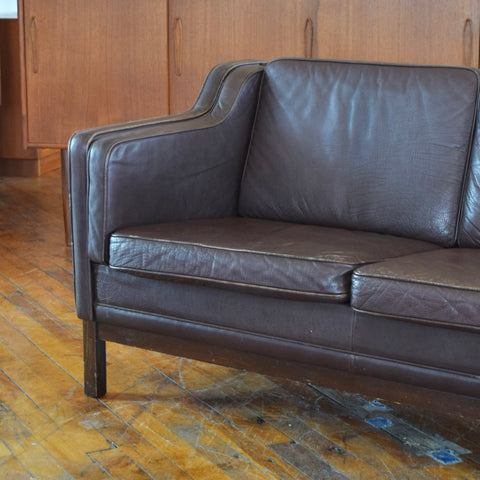 Leather 3-Seater Sofa