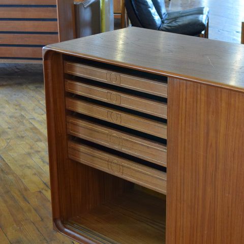 Rare Teak Highboard by Clausen & Son