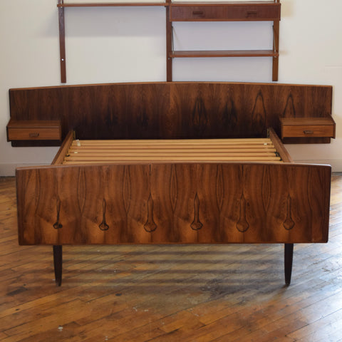 Brazilian Rosewood Double Bed Frame