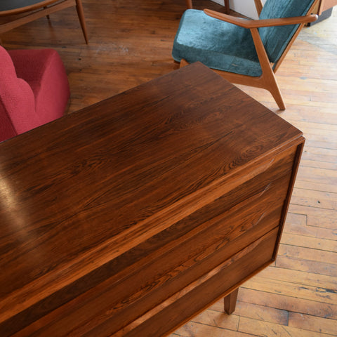 Ib Kofod Larsen Rosewood 8-Drawer Dresser