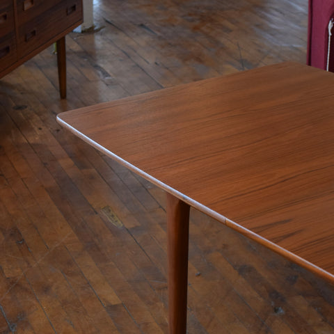 Teak Butterfly Leaf Dining Table