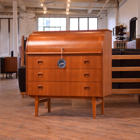 Egon Østergaard Teak Roll Top Desk