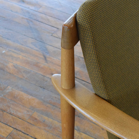 Danish Oak PJ56 Easy Chair by Grete Jalk