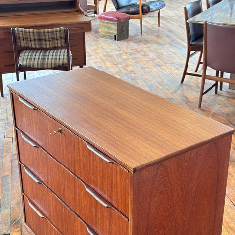 Teak Lowboy Dresser