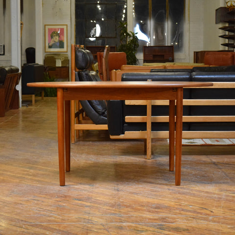 Teak Butterfly Leaf Dining Table