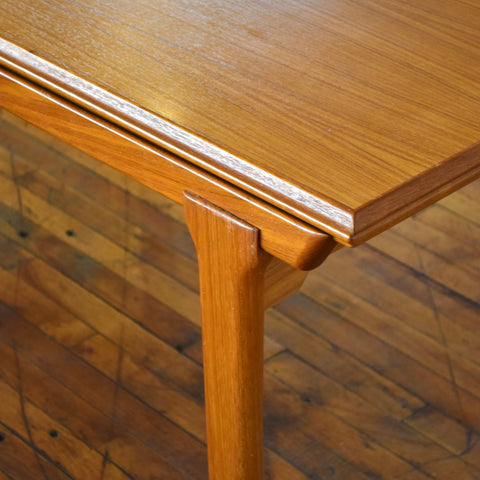 Johannes Andersen Teak Draw-Leaf Dining Table