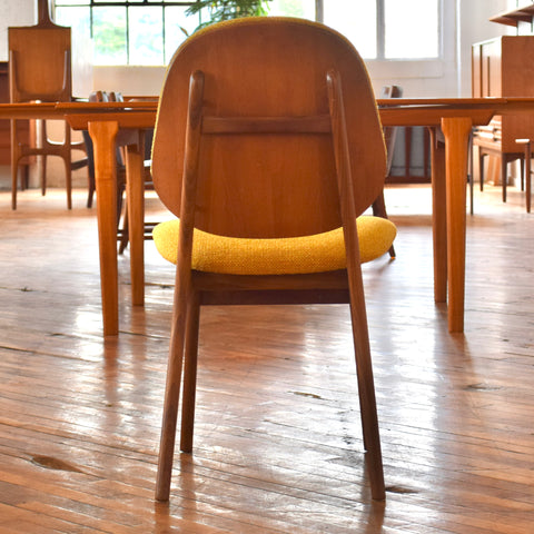 Set of 6 Teak Shield-Back Dining Chairs by Arne Hovmand Olsen