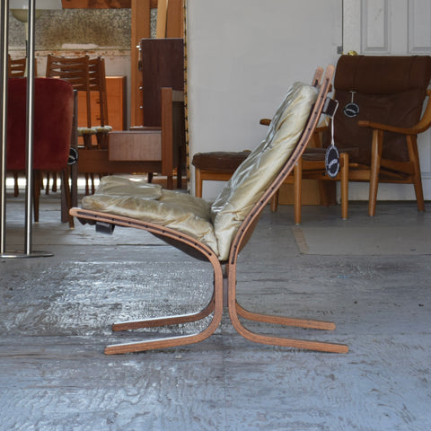 Leather Siesta Chair by Ingmar Relling