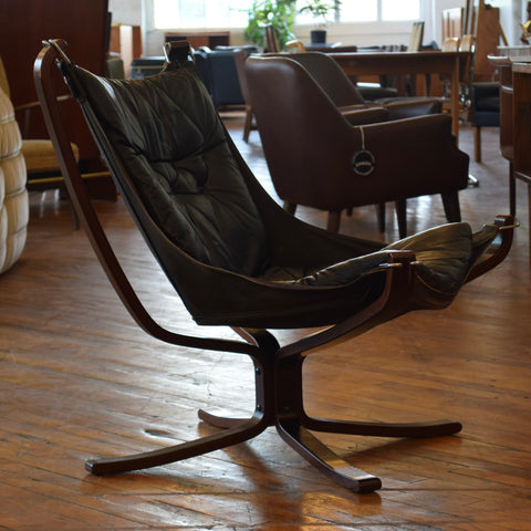 Leather Falcon Chair