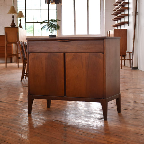 Compact Walnut Sideboard by Kaufman