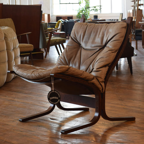 Leather Siesta Chair by Ingmar Relling