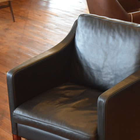 Leather Arm Chair by George Thams