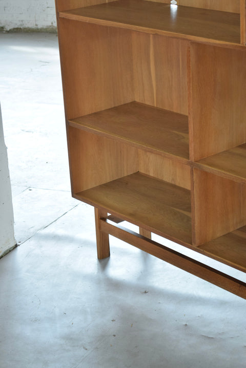 Large Vintage Oak Bookcase