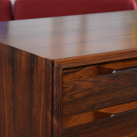 Ib Kofod Larsen Rosewood 8-Drawer Dresser