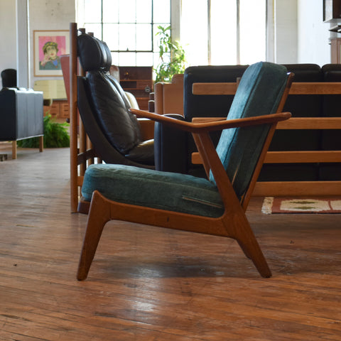 H. Brockmann Petersen Danish Teak Lounge Chair