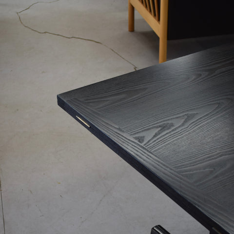 Black Lacquered Model 594 Dining Table by Ditte & Adrian Heath