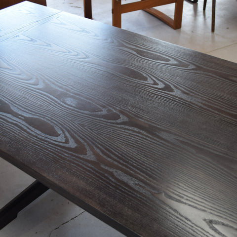 Black Lacquered Model 594 Dining Table by Ditte & Adrian Heath