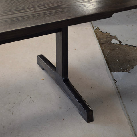 Black Lacquered Model 594 Dining Table by Ditte & Adrian Heath