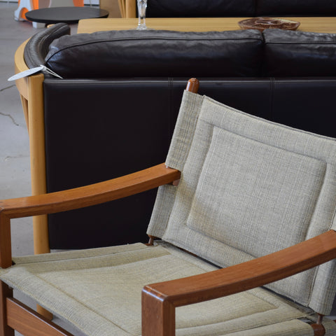Vintage Teak Safari Lounge Chair by Børge Jensen for Bernstorffsminde Møbelfabrik