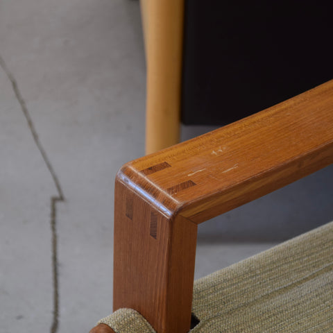 Vintage Teak Safari Lounge Chair by Børge Jensen for Bernstorffsminde Møbelfabrik