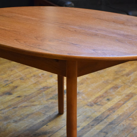 Teak Butterfly Leaf Dining Table