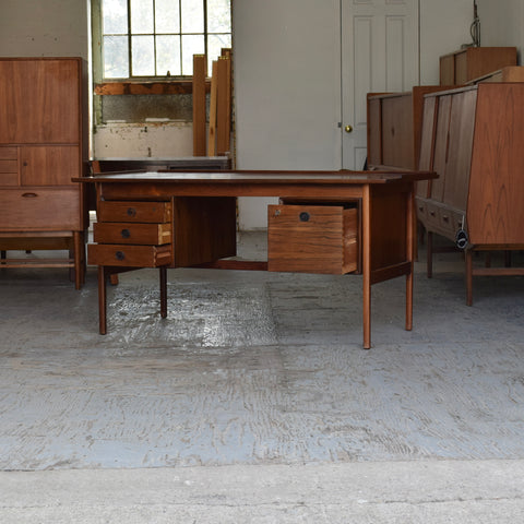 Vintage Rosewood Desk by Johannes Andersen