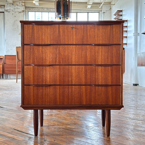 Teak Lowboy Dresser