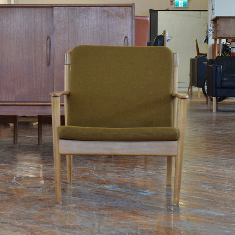 Danish Oak PJ56 Easy Chair by Grete Jalk