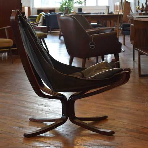 Leather Falcon Chair