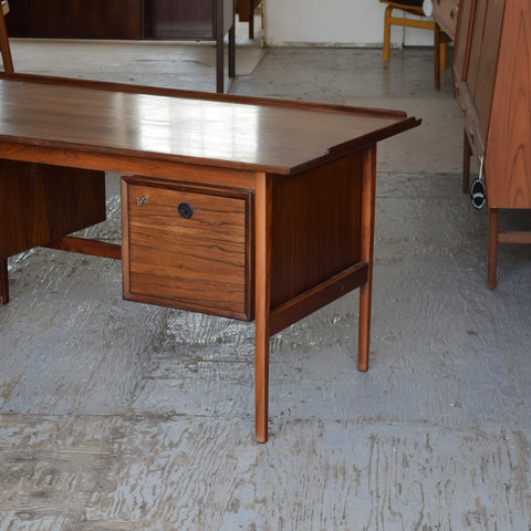 Vintage Rosewood Desk by Johannes Andersen