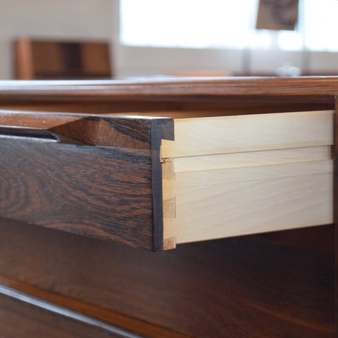 Ib Kofod Larsen Rosewood 8-Drawer Dresser