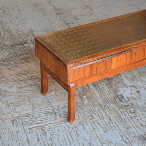 Small Rosewood & Tile Unit