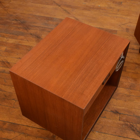 Pair of Vintage Teak Nightstands by Punch Design