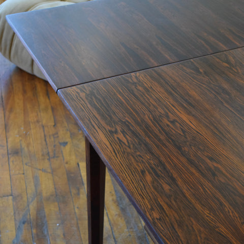 Restored Rosewood Draw Leaf Dining Table