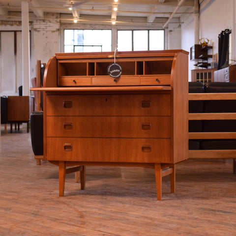 Egon Østergaard Teak Roll Top Desk